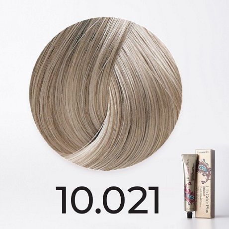 Ammonia cream-paint 10.021 platinum blond pearl ash Life Color Plus Farmavita 100 ml